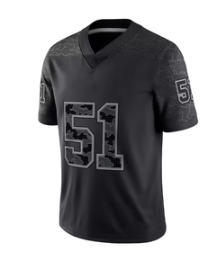 Maillot de football américain rouge personnalisé, maillot de football personnalisé avec nom et numéro de l'équipe, pour fans, hommes, femmes, jeunes, enfants, streetwear - Product Image 3