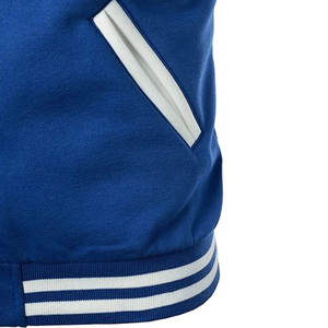 Blouson de baseball en laine pour homme de haute qualité, style universitaire, avec logo personnalisé, doudoune fine d'hiver, style urbain, vente en gros usine ODM/OEM - Product Image 4
