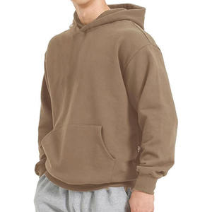 เสื้อฮู้ดดี้ผู้ชายทรงหลวม ดีไซน์ใหม่ ผ้าเนื้อนุ่ม ขายส่ง รับสกรีนโลโก้ เสื้อฮู้ดดี้ผู้ชายทรงโอเวอร์ไซส์ใส่สบายสำหรับฤดูหนาว - Product Image 1