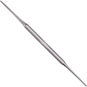 Pousse-cuticules double tête en acier inoxydable, réutilisable, écologique et durable, pour manucure - Product Image 1