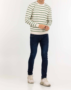 Suéter Casual Personalizado de Diseño, Nuevo, de Algodón, con Tejido de Cable, Manga Larga, Cuello Redondo, para Hombre - Product Image 3