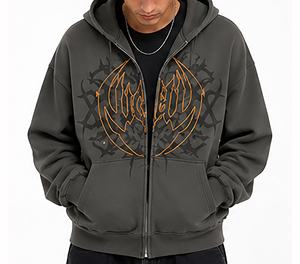 Sweat-shirt à capuche de luxe noir pour homme, en coton premium, style streetwear, décontracté, pour tous les jours - Product Image 5