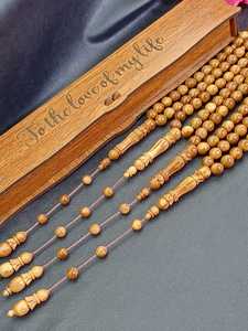 Rosario Islámico de Madera Pulida Ecológica de Primera Calidad, Hecho a Mano, para la Oración Diaria Musulmana (Zikr/Dhikr) - Product Image 5