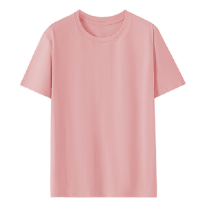 รับผลิตเสื้อยืดคอกลมแขนสั้นผ้าฝ้ายสีพื้นจากโรงงาน OEM สวมใส่สบาย ระบายอากาศได้ดี - Product Image 5