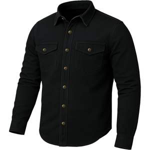 Chaqueta de Motociclista Blindada PERFORMER para Hombre, Nivel 2 CE, Camisa de Franela, Bolsillos Ventilados, 4 Bicicletas, Nombre del Equipo de Carreras - Product Image 3