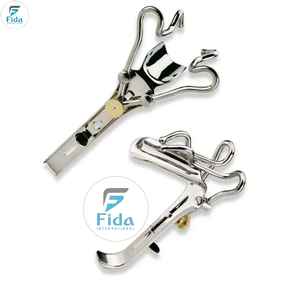 Spéculum vaginal Guttmann en acier inoxydable de qualité supérieure FIDA pour la rétraction des parois vaginales et une visualisation accrue du col de l'utérus - Product Image 1