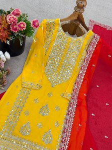 Nouvelle robe Anarkali Salwar pour soirée, spéciale adultes, design magnifique, taille et couleur parfaites, à prix raisonnable - Product Image 3