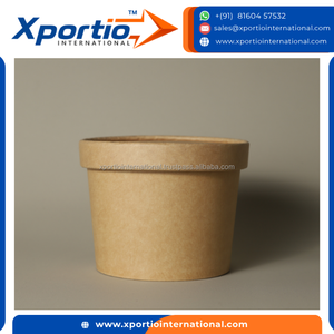 Conteneur en papier de qualité supérieure, impression personnalisée, jetable, anti-fuite, certifié FDA, emballage en vrac pour plats à emporter - Product Image 3