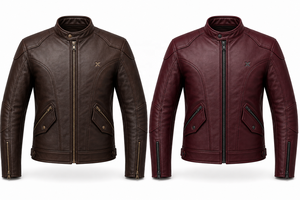 Veste de moto en cuir classique Cruiser |   Noir Brun Bourgogne |   Fabricant OEM ODM |   Qualité de conception haut de gamme |   Vêtements de course | - Product Image 5