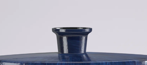 Jarrón de Cerámica Decorativo con Degradado Azul y Blanco, Elegante Florero para Mesa, Maceta para Espacios Interiores - Product Image 6