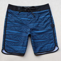 Shorts de Playa de Lujo para Hombre con Logotipo Personalizado, Traje de Baño 100% Poliéster con Estampado de Palmeras, Cintura Media con Cordón Ajustable
