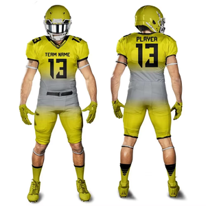 New Arrival Men's American Football Jersey Uniform Custom Colors Design Breathable Quick Dry Sublimated Print Plus Size - Product Image 6