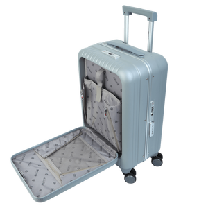 Maleta de Viaje Moderna con Apertura Frontal de Plástico Resistente, Marco de Aluminio y Candado de Combinación TSA, Cumple con el Estándar de Seguridad de Transporte de EE. UU. - Product Image 3