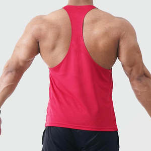 Débardeur de musculation pour hommes, fitness, gym, tricoté, respirant, 100% coton, vêtements personnalisables - Product Image 2