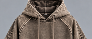 Sweat-shirt à capuche oversize imprimé marron pour homme, avec cordon de serrage sur les manches et poche, style décontracté - Product Image 2