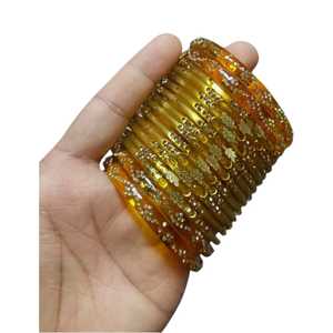 Bracelets en verre Churiyan du Cachemire, bijoux traditionnels, colorés, faits à la main, ethniques, pour mariage, fête, pour femmes, vente en gros - Product Image 1
