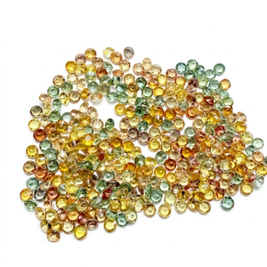 Zafiro Natural Certificado por IGI, Corte Brillante Redondo de 3 mm, Multicolor, Piedras Sueltas Pequeñas para Joyería - Product Image 5