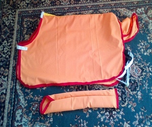 Couverture de cheval réfléchissante haute visibilité, imperméable, avec col détachable et ajustable, pour l'extérieur - Kanpur - Product Image 4