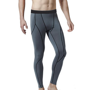 กางเกงเลกกิ้งออกกำลังกายผู้ชายแบบสั่งทำ เอวยางยืด ระบายอากาศได้ดี เหมาะสำหรับวิ่งและออกกำลังกาย ทรงเข้ารูป กระชับกล้ามเนื้อ ชุดกีฬา OEM ดีไซน์ใหม่ - Product Image 1