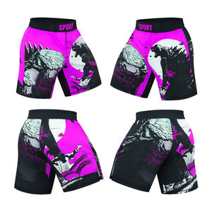 Shorts de combat UFC MMA personnalisés de qualité supérieure pour hommes, respirants, en polyester, pour arts martiaux, judo, entraînement, gym, kickboxing - Product Image 5