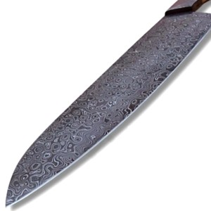 Cuchillo de Cocina de Acero de Damasco Hecho a Mano, Diseño Elegante Multiusos, Alta Calidad, Precio Bajo al por Mayor, 15 Pulgadas, Fabricación OEM - Product Image 3