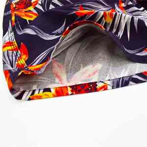 Shorts de course respirants, écologiques, à séchage rapide, entièrement imprimés par sublimation, taille mi-haute avec cordon de serrage - Product Image 5