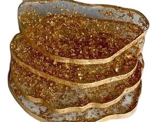 <b>Blue</b> Agate <b>Coaster</b> With Gold Electroplated Rim Agate Slice at Wholesale Price With Premium Quality at Wholesale Prices - Product Image 6