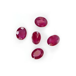 Rubis naturels de Bangkok, ovales calibrés 10x12mm, pierres précieuses naturelles en vrac pour la création de bijoux, prêtes à l'emploi - Product Image 4