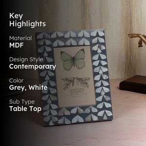 Resin Photo <b>Frame</b> Rectangle Tabletop Rustic Vertical Durable <b>Frame</b> - Product Image 5