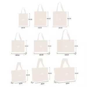 Bolsas de Yute Natural al por Mayor, Bolsas de Compras Biodegradables y Duraderas con Asas de Algodón para Uso Promocional y Uso Diario - Product Image 2