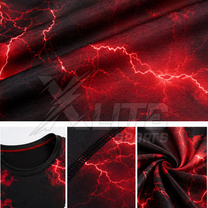 T-shirt de compression athlétique extensible et durable, respirant, anti-humidité, écologique et à séchage rapide pour la gym - Product Image 6