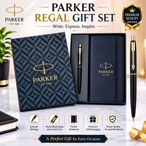 Premium Stainless Steel Metal Fountain Pen Gift <b>Box</b> <b>Chrome</b> Trim Student Notebook Planner Custom Logo Business Gift Office - Product Image 3