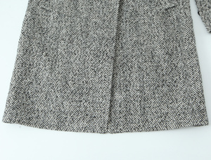 Abrigo Largo Informal de Manga Larga con Cuello de Solapa y Botones, Color Gris Otoñal, Tejido de Poliéster, para Mujer - Product Image 6