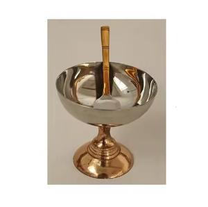 Stylish <b>Stainless</b> <b>Steel</b> Ice Cream <b>Bowl</b> With Spoon Metal Dessert Dish Kitchenware - Product Image 2