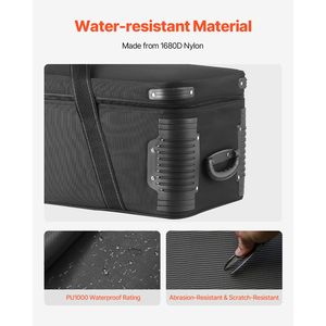 กระเป๋าใส่กล้องแบบมืออาชีพสำหรับอุปกรณ์สตูดิโอ ขนาด 35.83 x 11.81 x 14 / 91 x 30 x 35.5 ซม. พร้อมล้อและสายสะพาย - Product Image 4