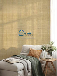 Papel Tapiz de Rafia Natural, Revestimiento de Pared de Lujo Tejido a Mano Ecológico para Diseño de Interiores Moderno, Minimalista y de Alta Gama - Product Image 6