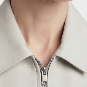 Chaqueta Bomber de Cuero para Mujer, Chaqueta Bomber de Cuero Genuino, Chaqueta Bomber de Cuero con Botones - Product Image 5