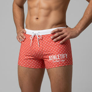 กางเกงว่ายน้ำผู้ชาย ATHLETIFY แห้งเร็ว เป็นมิตรกับสิ่งแวดล้อม UPF50+ ระบายอากาศได้ดี พิมพ์โลโก้ได้ตามต้องการ ทนทาน สวมใส่สบาย - Product Image 1