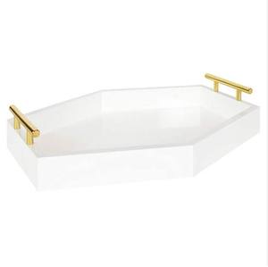 Excellent Quality Art Deco <b>Resin</b> Tray Home Kitchen <b>Table</b> <b>Top</b> Accessories Custom Size Handmade Polished Ramadan Wedding - Product Image 2