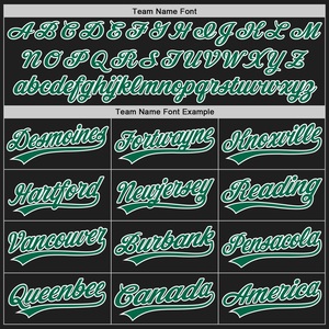 Uniforme de Fútbol Americano Negro y Verde en Oferta, Tela Ligera de Alto Rendimiento, Bordado Personalizado, Impresión por Transferencia de Calor - Product Image 4