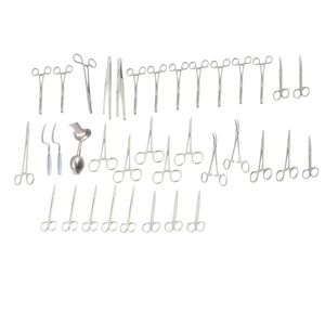 Ensemble d'instruments chirurgicaux de qualité supérieure pour interventions chirurgicales mineures, 37 pièces, pinces et ciseaux, kit médical professionnel NH - Product Image 2