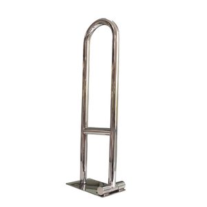 Barres d'appui en acier inoxydable 304 de haute qualité, design moderne argenté en forme de U, pour salles de bain, toilettes, personnes âgées et handicapées, divers modèles - Product Image 1