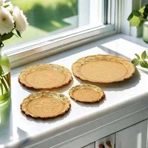 Assiette de présentation robuste réutilisable pour événements et réceptions de mariage - Product Image 2