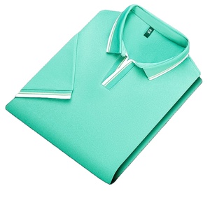 Chemise 100% coton pour homme, coupe ajustée, respirante, durable, col tricoté, solide, écologique, collection été - Product Image 2