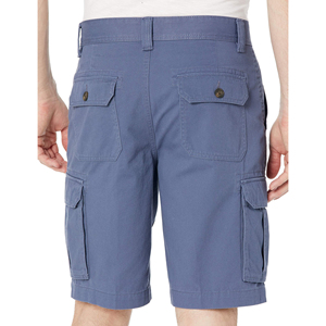 Shorts cargo classiques pour hommes, coupe ajustée, fermeture éclair, écologiques, séchage rapide, respirants, décontractés, sportifs, formels, pour la musculation, en toile - Product Image 2