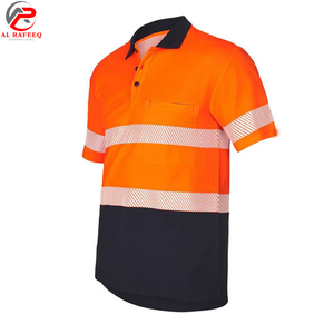 Camiseta Polo con Logotipo Personalizado, Alta Visibilidad, Transpirable, Camisetas Polo de Seguridad para Hombre, Ropa de Seguridad Reflectante, Corte Ajustado - Product Image 6