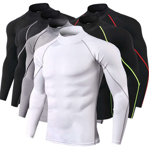 ชุดแรชการ์ด MMA แบบ 2 ชิ้นสำหรับผู้ชาย พิมพ์ลายแบบ Sublimation พร้อมโลโก้ OEM ตามสั่ง เสื้อแขนสั้นรัดรูปสำหรับออกกำลังกาย ชุดยูนิฟอร์มสำหรับฝึกซ้อมและต่อสู้ - Product Image 4