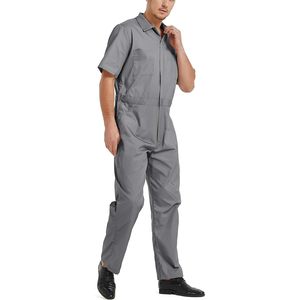 Mono de trabajo ligero de manga corta para hombre 2025 con cintura elástica para hombre - Product Image 5