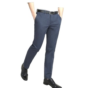 Pantalon cargo décontracté pour homme 100% coton toile coupe droite foncé Vente en gros OEM Meilleure vente Prix abordable Uni Tendance Export - Product Image 1