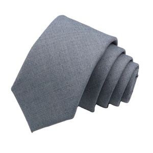 Corbata elegante de seda 100% para hombre de 15 colores, corbatas delgadas de boda delgadas de negocios de tono fresco de Color sólido clásico - Product Image 5